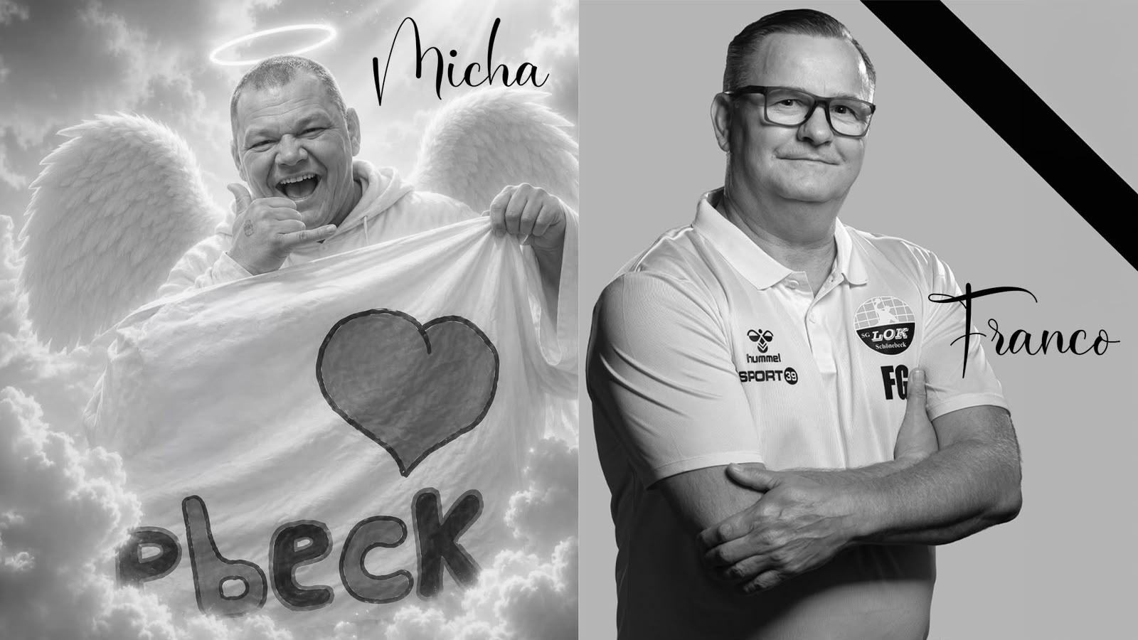 Gedenkfoto für Micha und Franco
